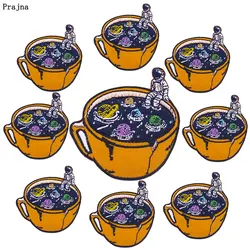 Set 10 parches bordados Van Gogh Waves – Para planchar en ropa
