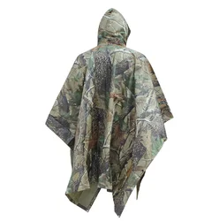 Chubasquero táctico impermeable ripstop – Poncho lluvia senderismo