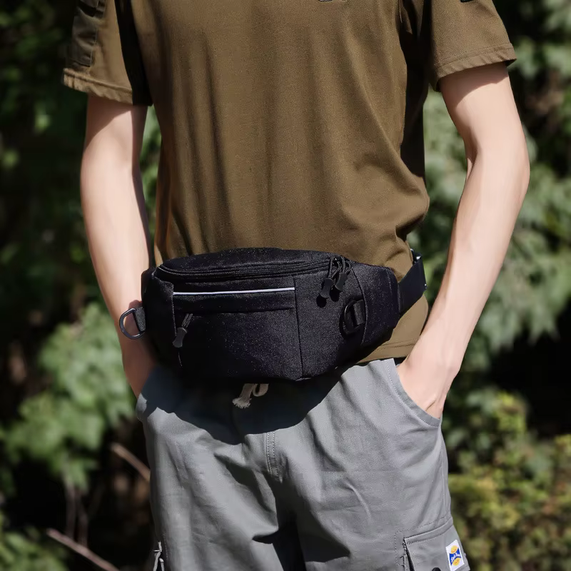 Bolsa táctica pecho MOLLE hombre riñonera senderismo caza pesca - imagen 5