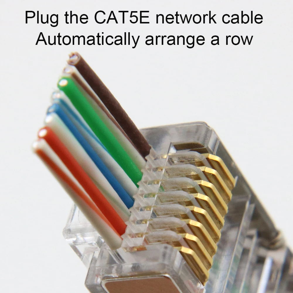 Xintylink Conector RJ45 Cat6 blindado - Cat5e/Cat5, FTP/SFTP - imagen 4