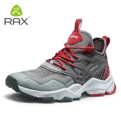 RAX Zapatillas de senderismo antideslizantes transpirables en cuero