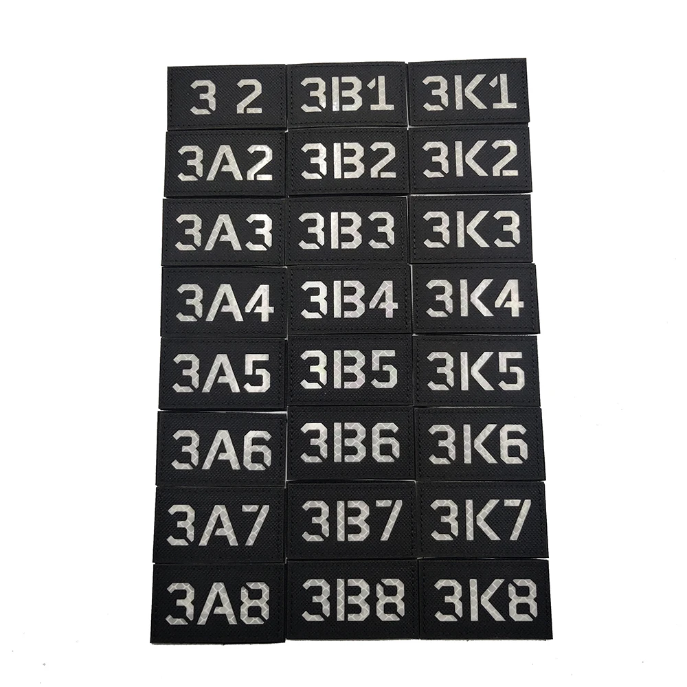 Parche reflectante para identificación de casco táctico y brazalete - imagen 3