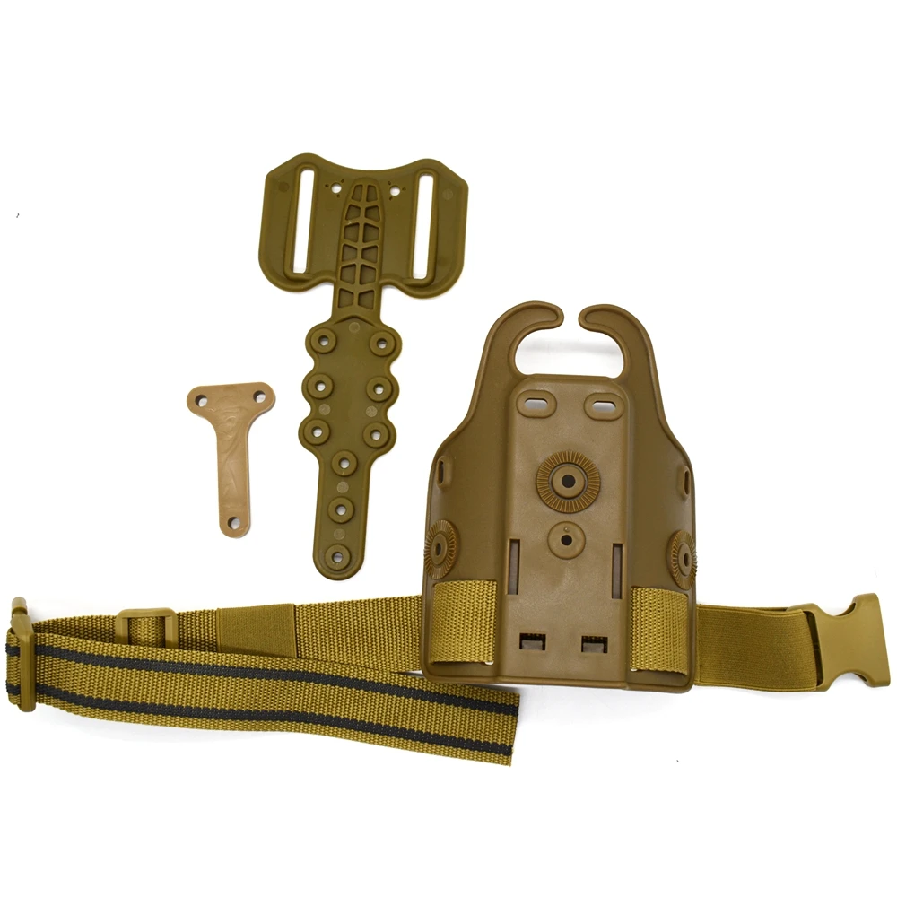 Funda de pierna táctica para pistola – Adaptador universal de paleta - imagen 4