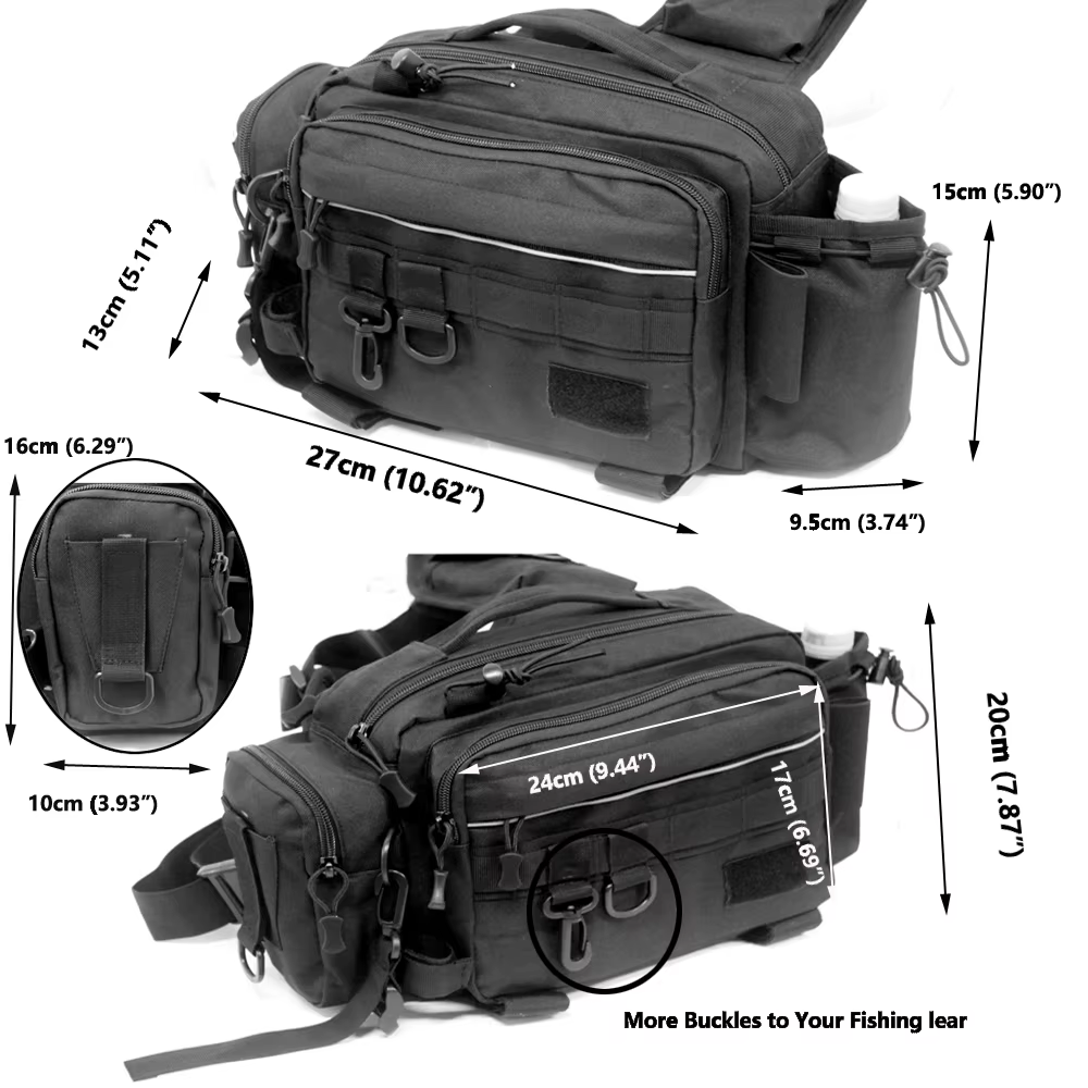 Mochila táctica caza hombro con eslinga - Outdoor y pesca - imagen 3