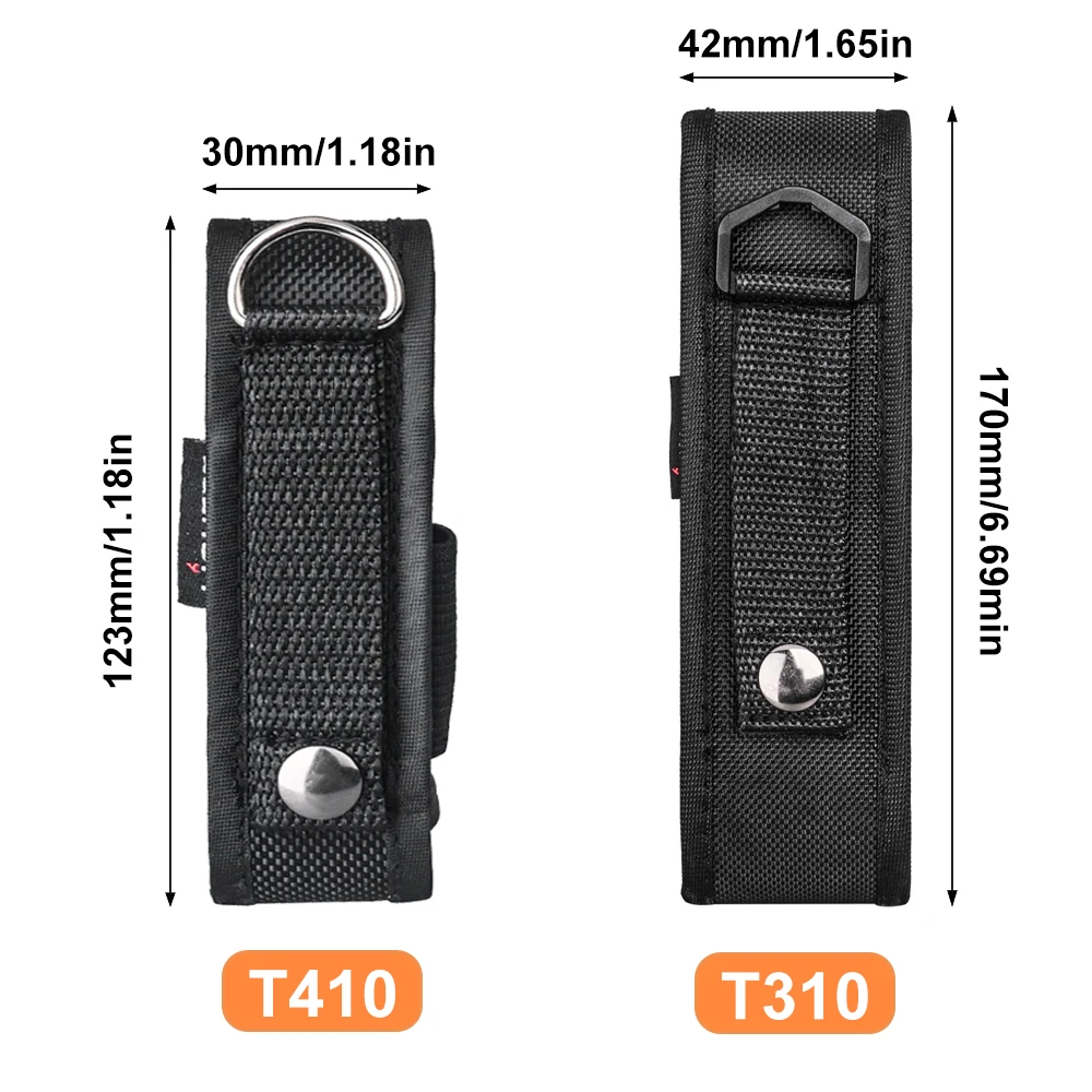 Funda táctica MOLLE para linterna LED, cinturón de nailon para caza - imagen 5