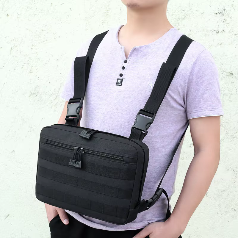 Hip Hop bolso táctico de pecho MOLLE multifuncional ajustable - imagen 2