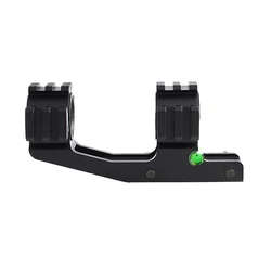 Soporte táctico Picatinny con nivel burbuja para mira 25,4/30 mm