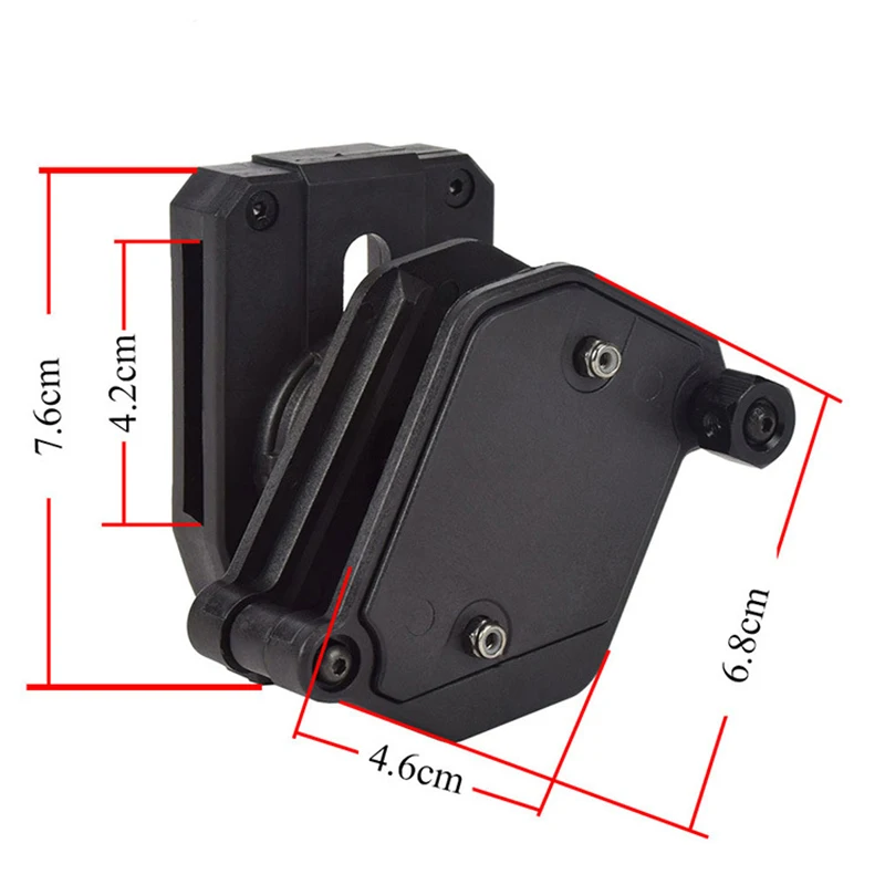Cinturón táctico IPSC con bolsas de velocidad y funda magnética - imagen 3