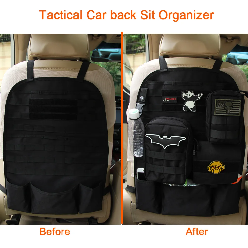 Organizador para asiento trasero con acceso rápido