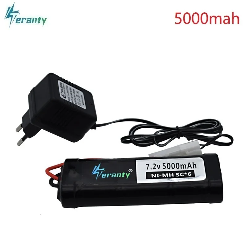 Batería Ni-MH 7.2V 5000mAh conectores Tamiya RC 1/16 - imagen 2
