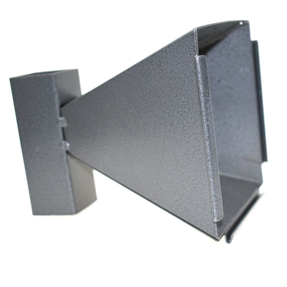 Soporte pared acero blanco para pistola de pellets