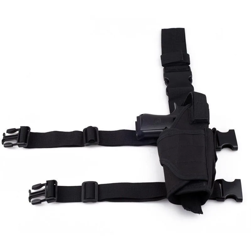 Funda táctica universal de nailon para airsoft en pierna