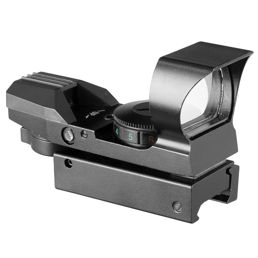 Mira holográfica táctica para rifle con retícula y punto rojo/verde