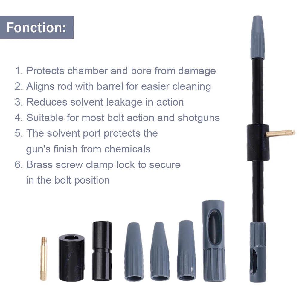 Kit de limpieza táctico universal con guía para pistola - imagen 4