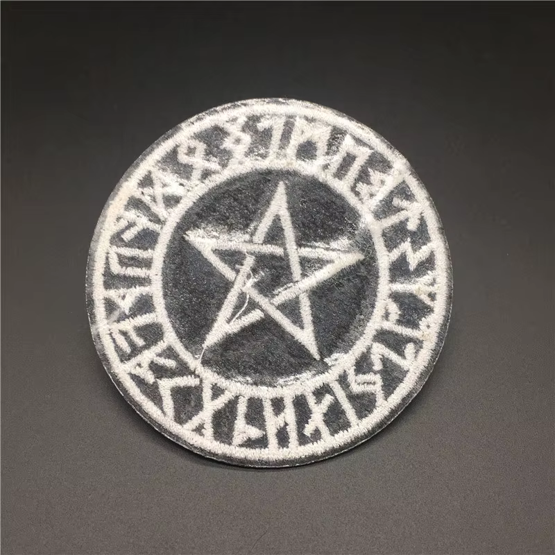 Parche bordado estrella de cinco puntas táctico para coser o planchar - imagen 5