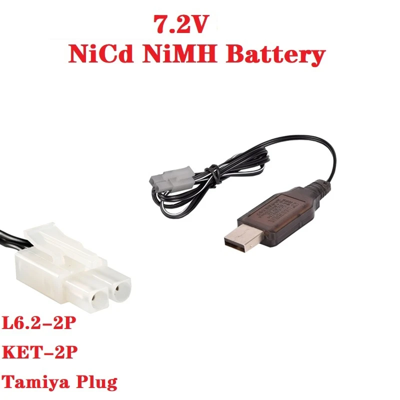 Cargador USB para baterías NiCd y NiMH
