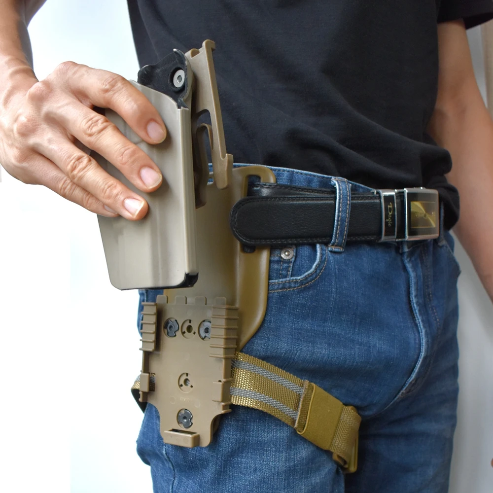 CLUSGO GL 17 Correa de muslo táctica con MOLLE ajustable duradera - imagen 2