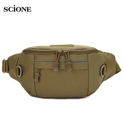 Bolsa táctica pecho MOLLE hombre riñonera senderismo caza pesca