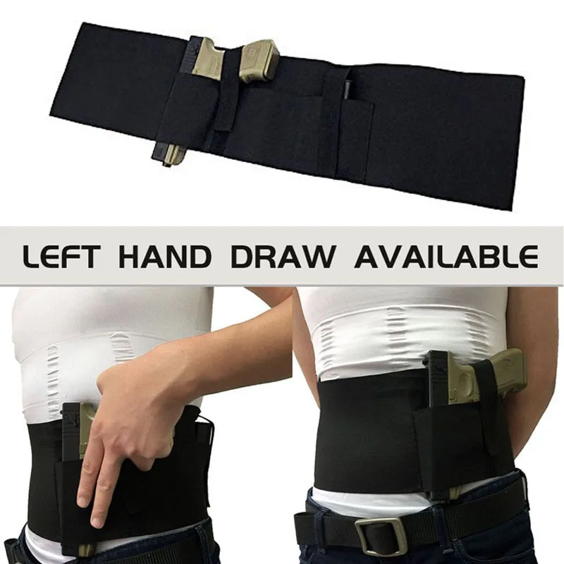 Funda táctica vientre oculto elástica multibolsillo para caza outdoor - imagen 5