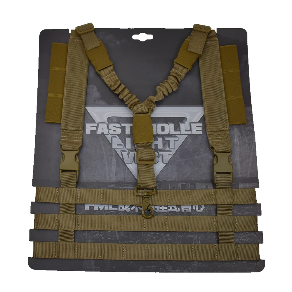 Chaleco MOLLE porta-munición perfil bajo para Airsoft y caza - imagen 4