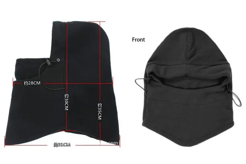 Gorro invernal con calentador de cuello integrado