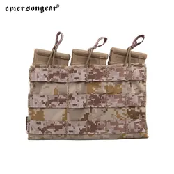 Emersongear Panel MOLLE porta cargadores 5,56 triple nylon táctico