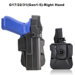 Glock 17 Funda OWB transporte táctico caza cintura paleta