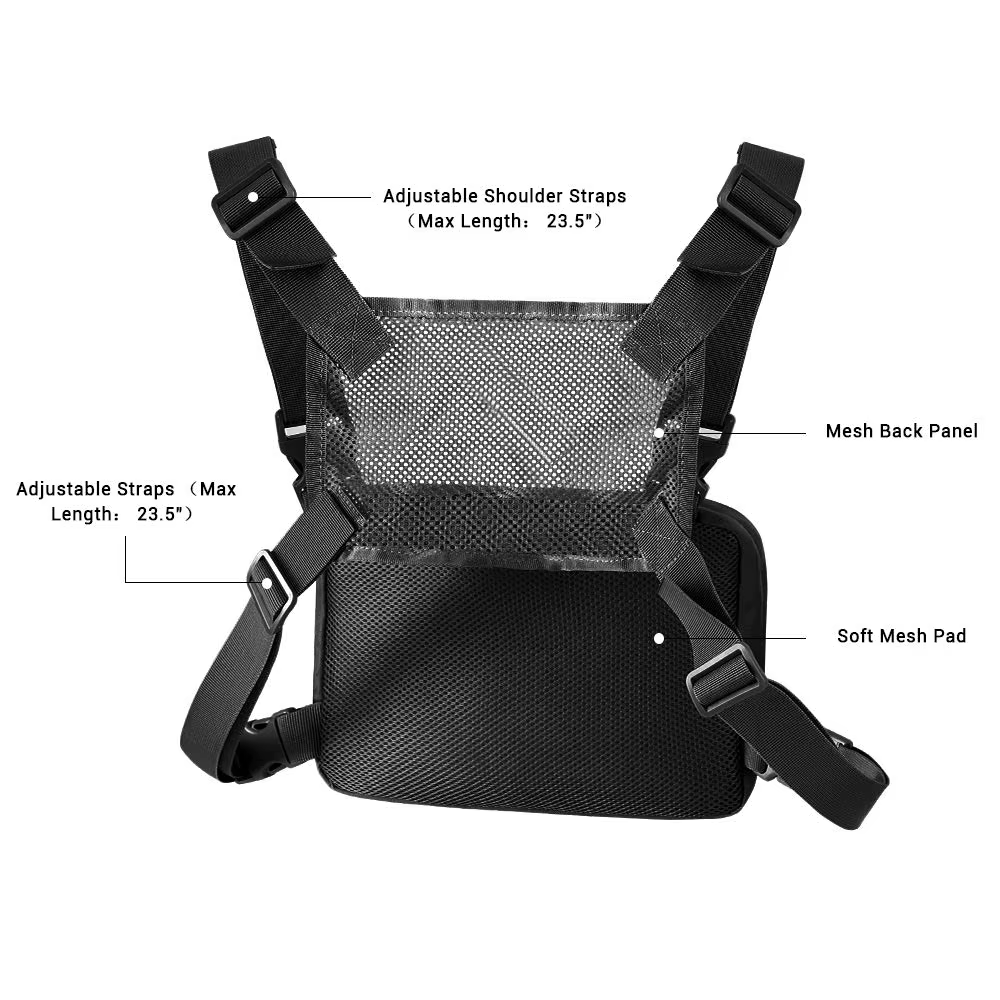 Mochila Pecho Táctica Modular Alta Resistencia – Militar - imagen 4