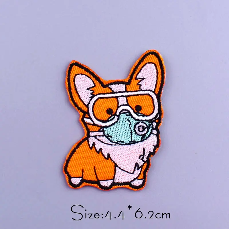 Parche bordado termoadhesivo Corgi – Animales para coser o planchar - imagen 4