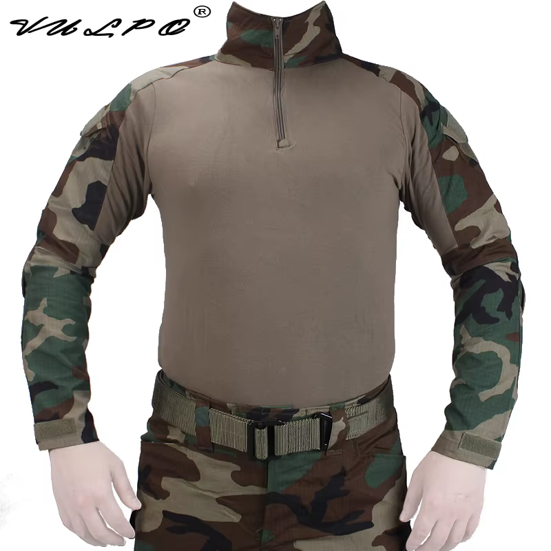 VULPO Tactical BDU Woodland Camuflaje Outdoor para Airsoft - Ghillie