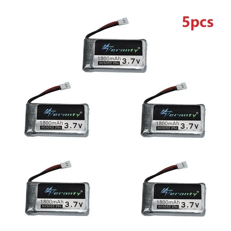 Batería LiPo 3.7V 1800mAh XH2.54 para drones SYMA X5SW KY601S - imagen 5