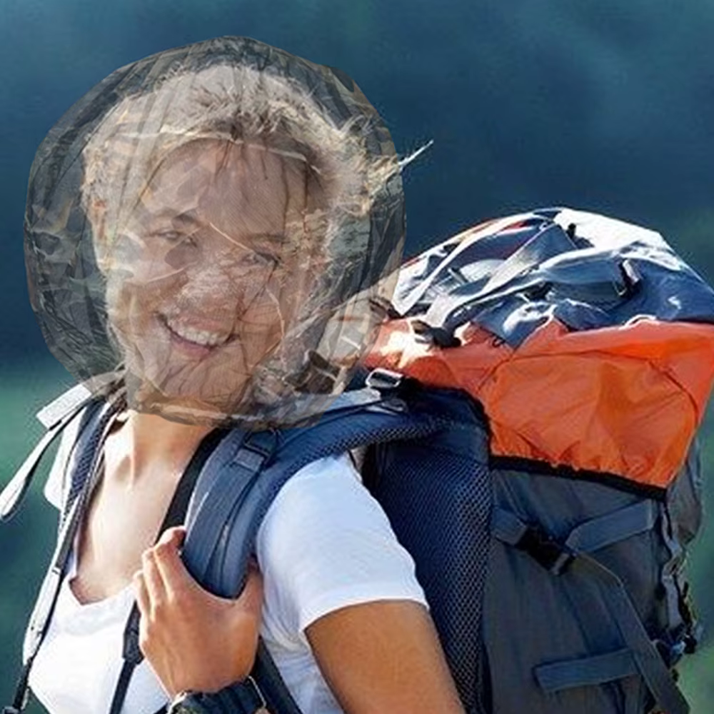 Gorro antimosquitos camuflaje malla ripstop ultrafina caza pesca - imagen 5