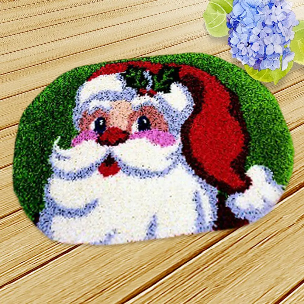 Kit gancho de pestillo navideño para alfombrilla Smyrna y cojín - imagen 4