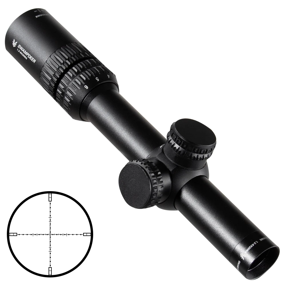 SWAMP DEER Mira telescópica retícula cruzada para rifle de caza