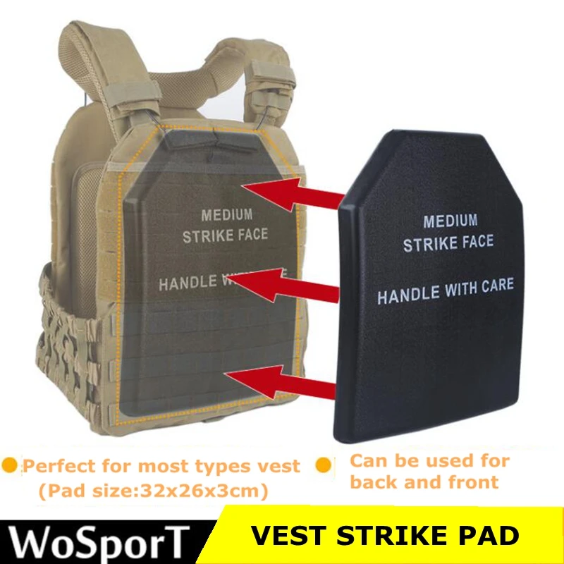 Vista frontal de las placas protectorasblack