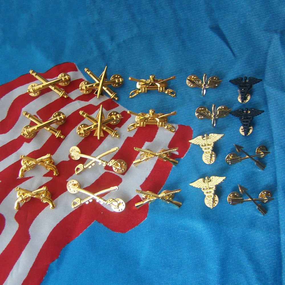 Insignia militar de metal para cuello EE. UU. Fuerza Aérea - imagen 3