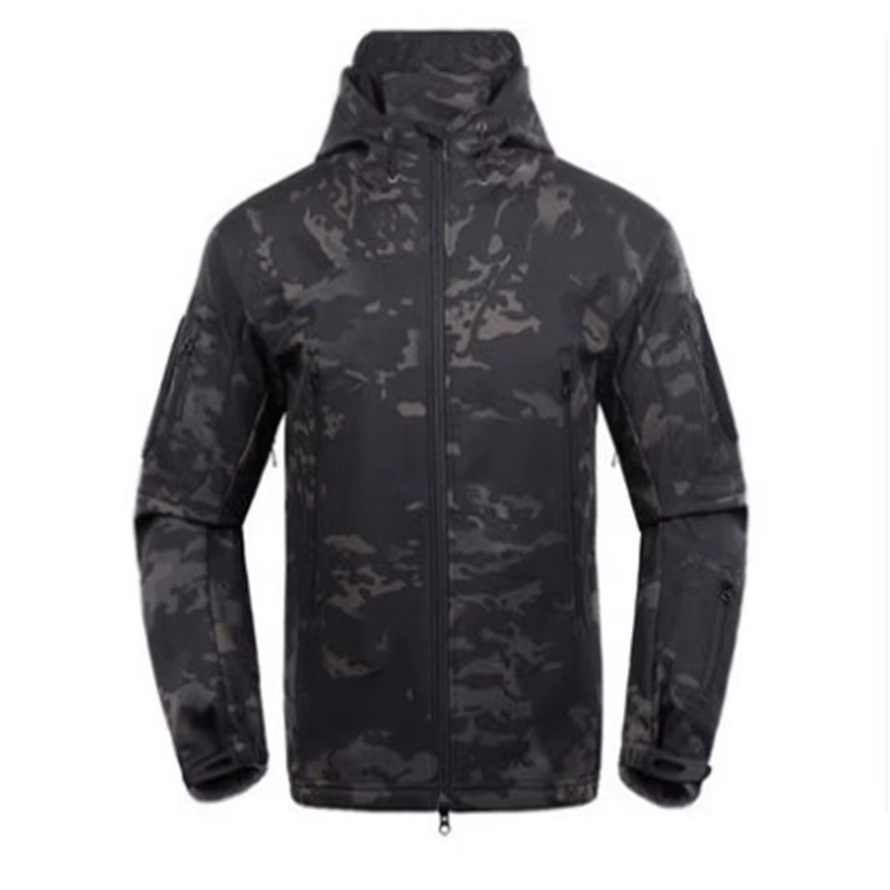 Chaqueta softshell militar camuflaje montaña forro polar - imagen 4