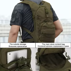 Mochila táctica de hidratación militar