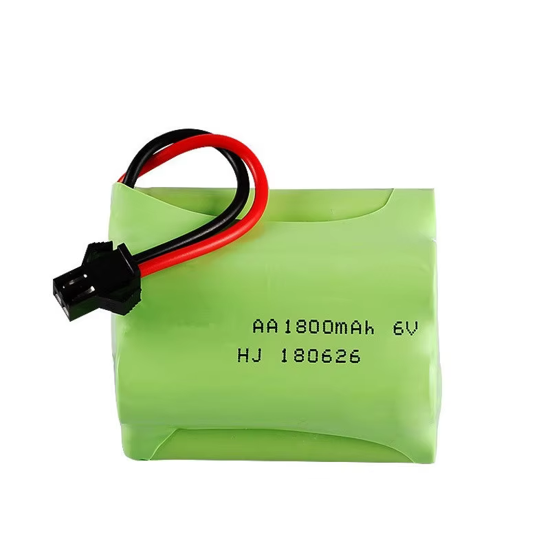 Batería recargable Ni-MH 6V 1800mAh vista frontal