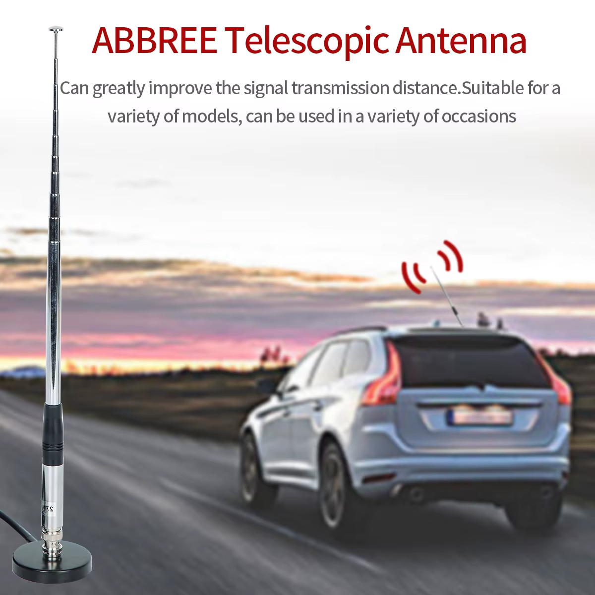 Antena CB portátil 27MHz compatible Baofeng Quansheng - imagen 4