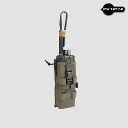 Funda radio MOLLE impermeable – Alta visibilidad táctica