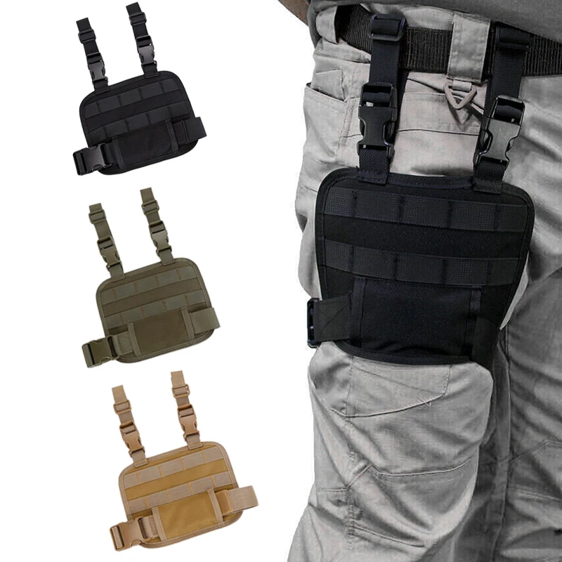 Panel MOLLE muslo – Funda táctica para revista y pistola - imagen 2