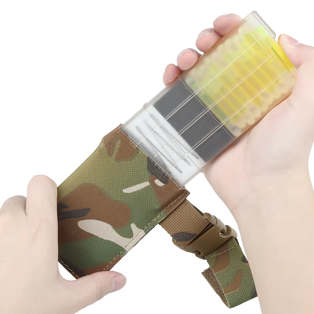 Dispensador MOLLE luz glow stick cinturón – Señalización fluorescente paintball - imagen 5