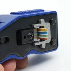Juego de herramientas de crimpado RJ45 para cables Cat5/5e/6, red LAN