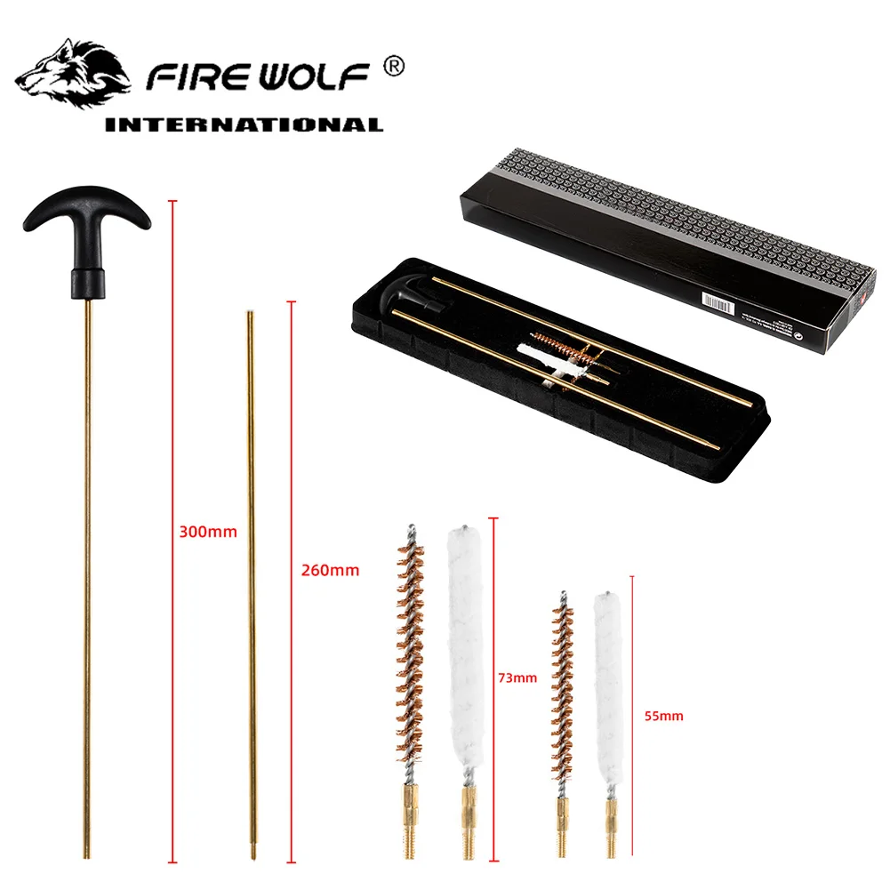 Kit limpieza rifle caza FIRE WOLF 5.5mm y 4.5mm – Accesorios tiro - imagen 4