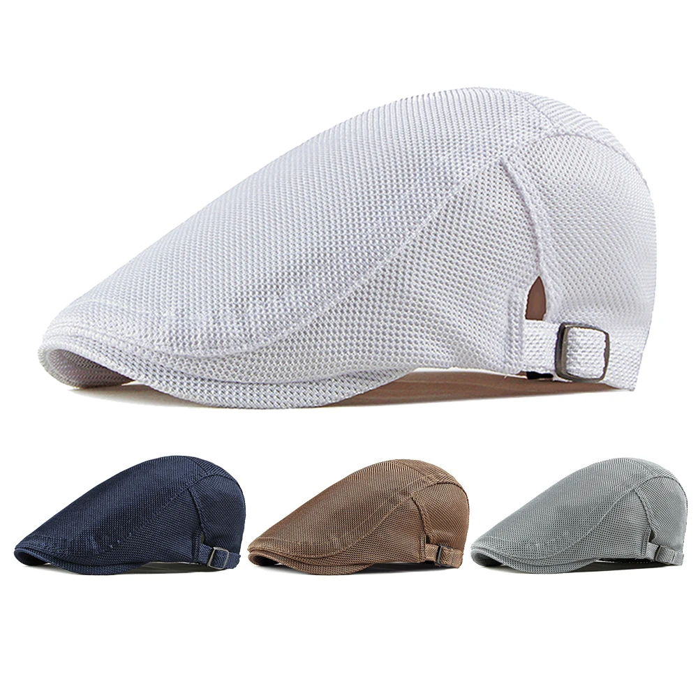 Gorra táctica de malla transpirable retro lisa al aire libre para golf - imagen 4