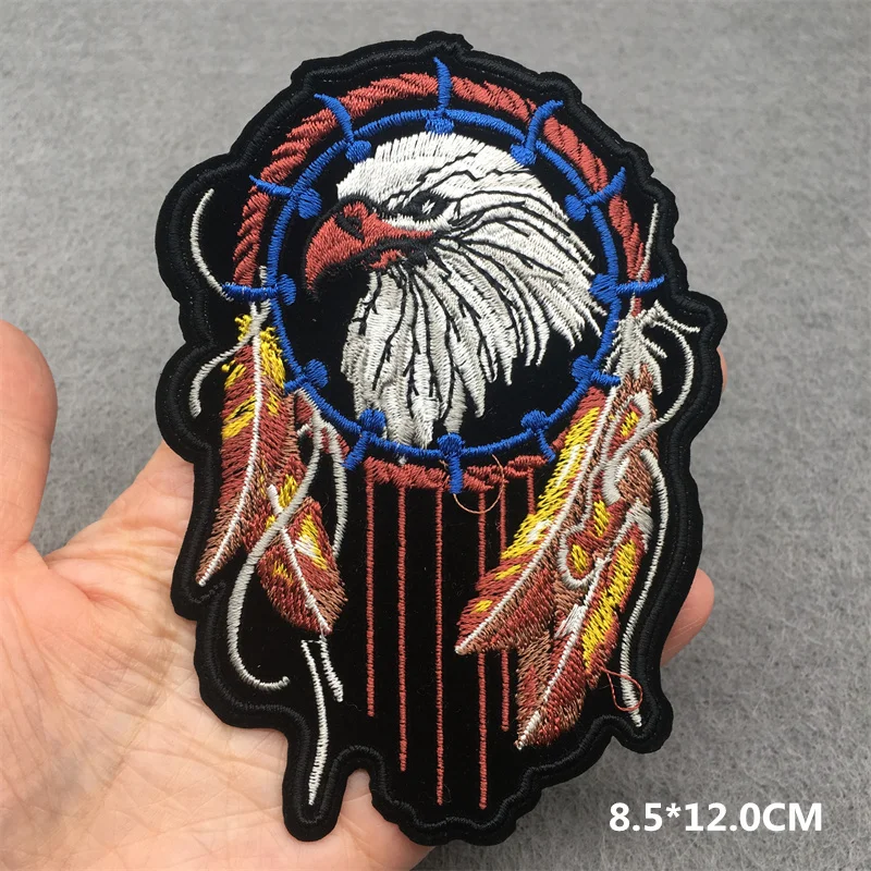 Parche bordado águila para chaqueta – Aplicable termoadhesivo - imagen 5