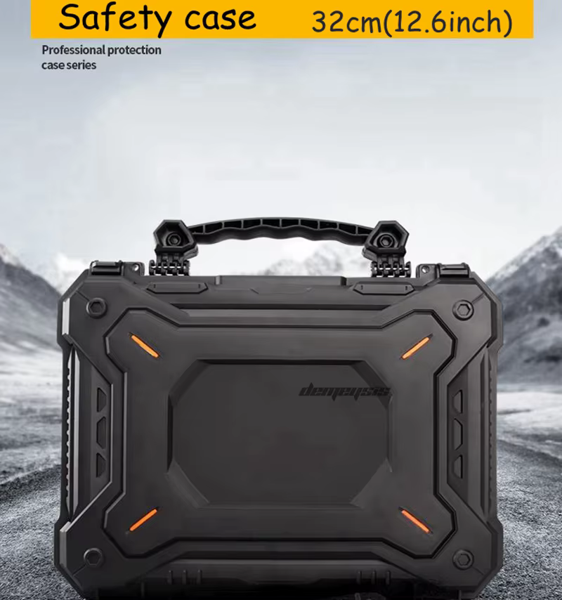 Estuche rígido impermeable para pistola con espuma interior