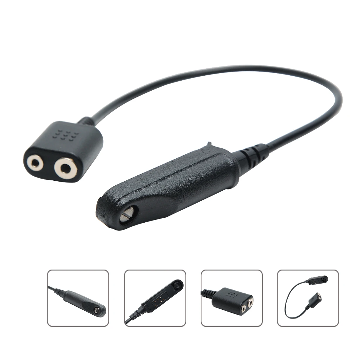 Baofeng UV-9R Plus Cable Adaptador Auriculares Dos Pines Micrófono - imagen 5