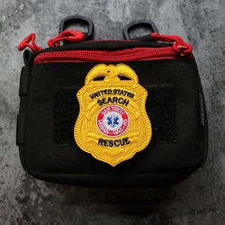 Parche bordado SAR USA – Rescate táctico urbano K9